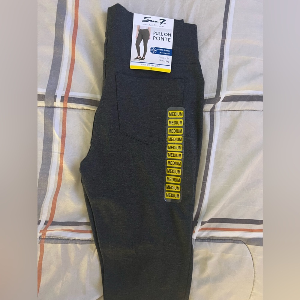 Charcoal Seven7 pull on leggings